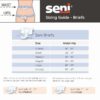 Unisex Adult Incontinence Brief Seni® Super Quatro Large Disposable Heavy Absorbency - Image 5