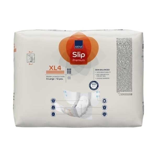 Unisex Adult Incontinence Brief Abena® Slip Premium XL4 X-Large Disposable Heavy Absorbency - Image 6