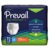 Unisex Adult Absorbent Underwear Prevail® Daily Underwear Extra Pull On with Tear Away Seams Large Disposable Moderate Absorbency - Image 3