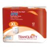 Unisex Adult Incontinence Brief Tranquility® ATN X-Large Disposable Heavy Absorbency - Image 3