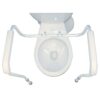 Toilet Safety Rail drive™ White  Gray Aluminum - Image 3