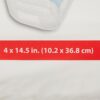 Bladder Control Pad Sure Care™ 4 X 14-1/2 Inch Heavy Absorbency Polymer Core One Size Fits Most - Image 4