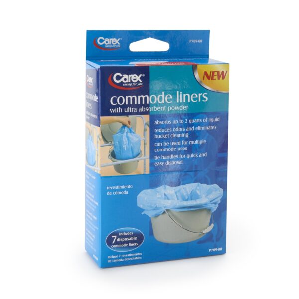 Carex® Commode Liner For Commode / Shower Chair - Image 4